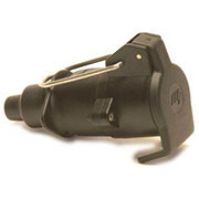 7 pin (12n) In-line Socket: Black