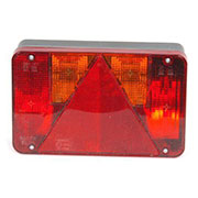 Radex 6 Way Lamp inc.No.Plate: Offside