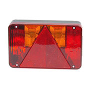 Radex Quick Fit - 6 Way Lamp inc.No.Plate: Nearside