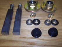 Trailer Hub & Stub Kit: 4" PCD
