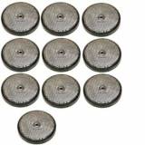Round Clear Front Reflector - 60mm Dia, pack of 10