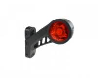 LED 45° Red/White/Amber Rubber Marker Lamp RH