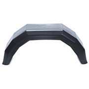 Plastic Mudguard: 10" - 185 x 600mm